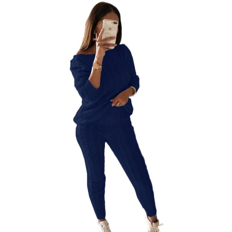 European and American style solid color suit sweater - ShopWithusMarket