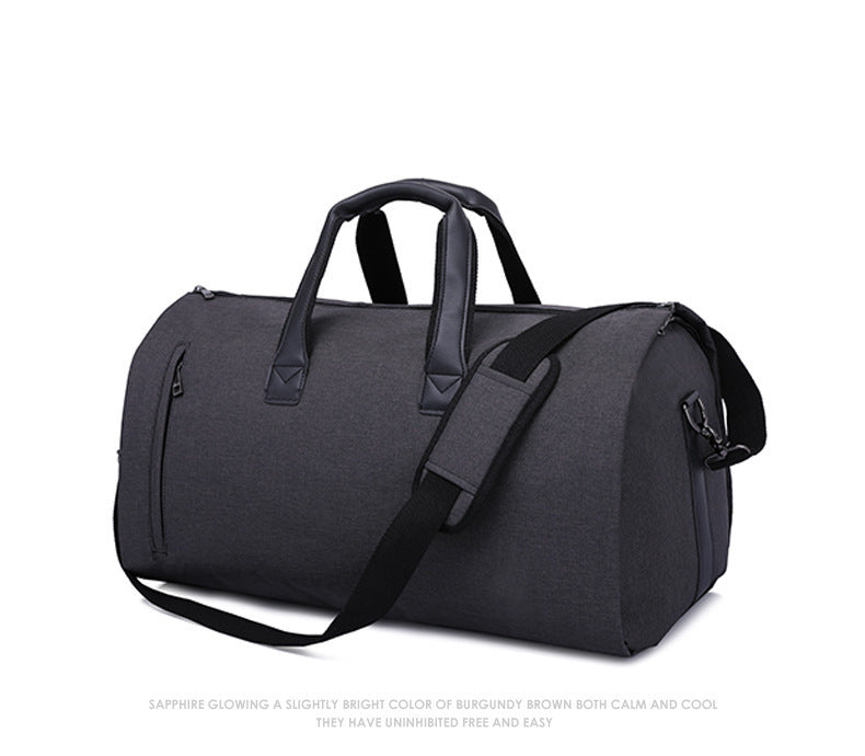 Large-capacity travel bag portable cylinder folding suit bag - ShopWithusMarket