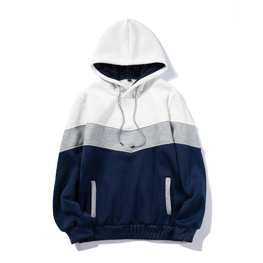 Men's color block hoodie sweatshirt - ShopWithusMarket