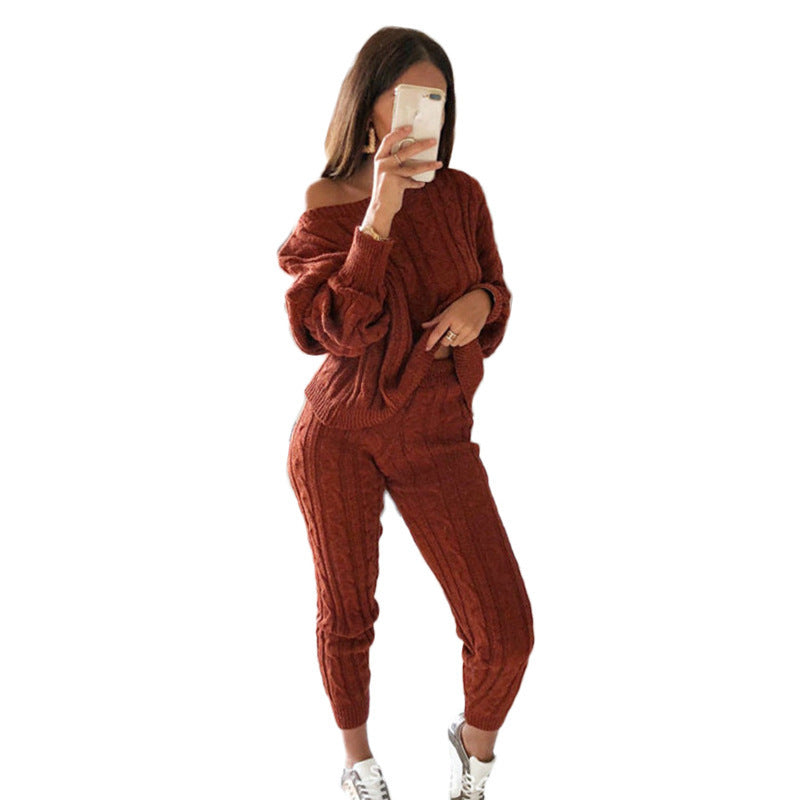 European and American style solid color suit sweater - ShopWithusMarket