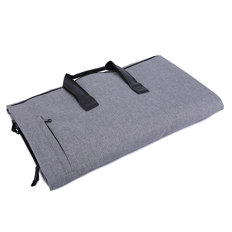 Large-capacity travel bag portable cylinder folding suit bag - ShopWithusMarket