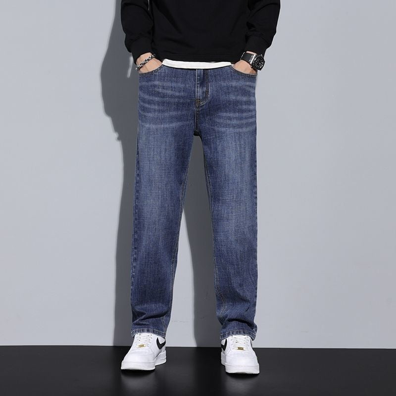 Jeans Loose Straight Casual Long Pants Men - ShopWithusMarket