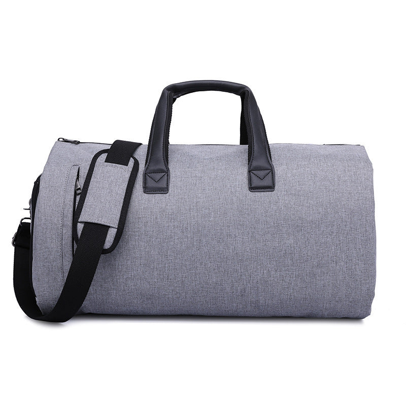 Large-capacity travel bag portable cylinder folding suit bag - ShopWithusMarket