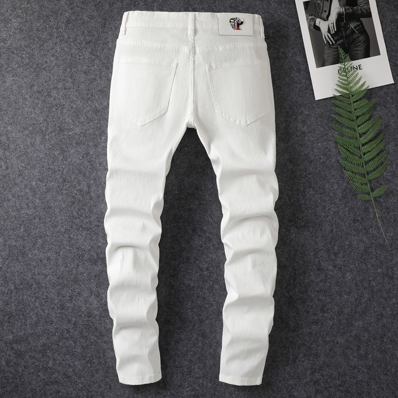 Hole Patch Washed Jeans - ShopWithusMarket