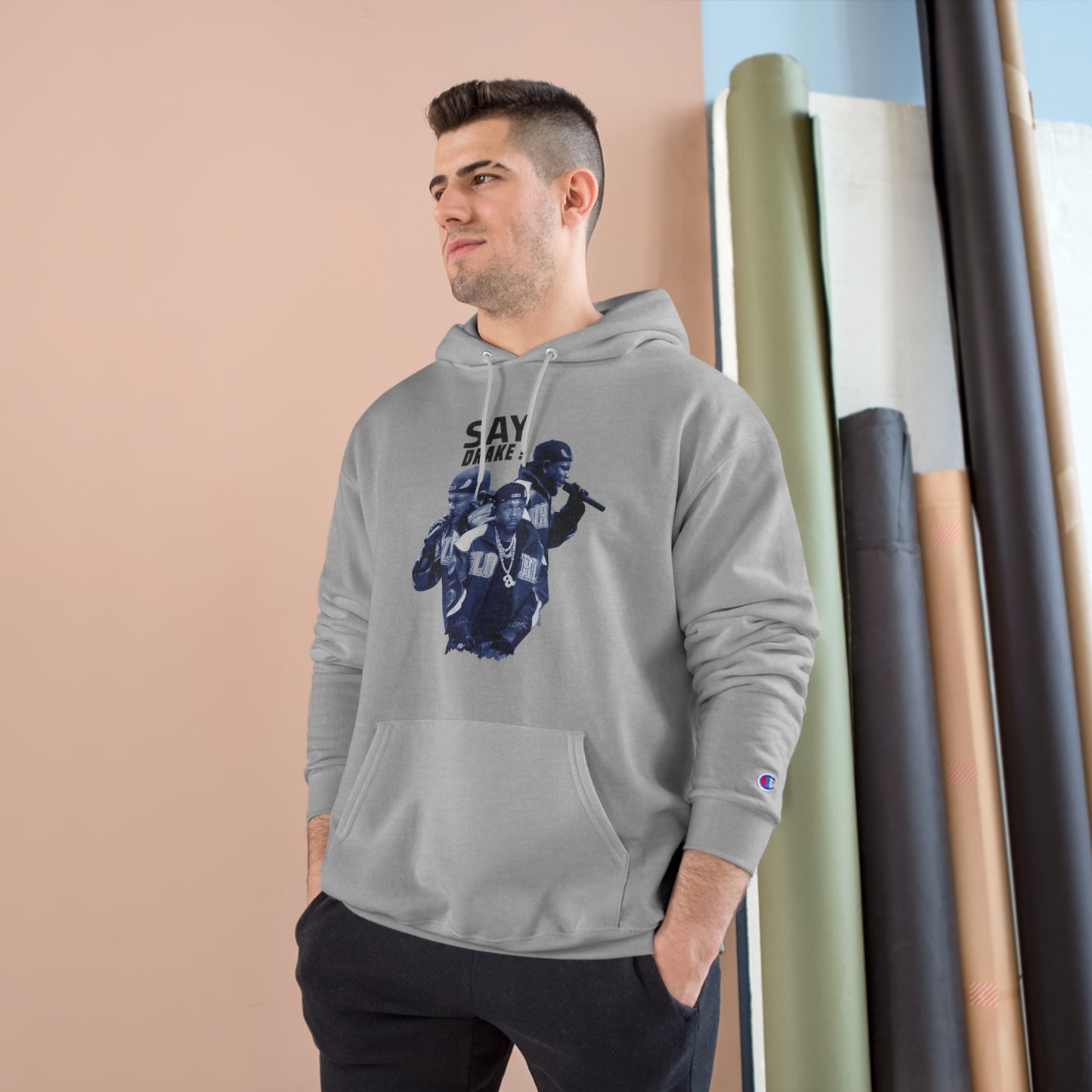 Say Drake Champion Hoodie - Stylish and Comfortable Pullover for Music Lovers - ShopWithusMarket