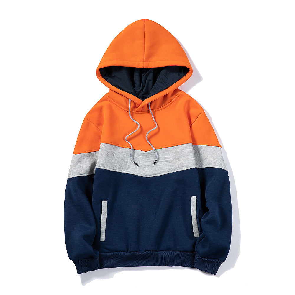 Men's color block hoodie sweatshirt - ShopWithusMarket