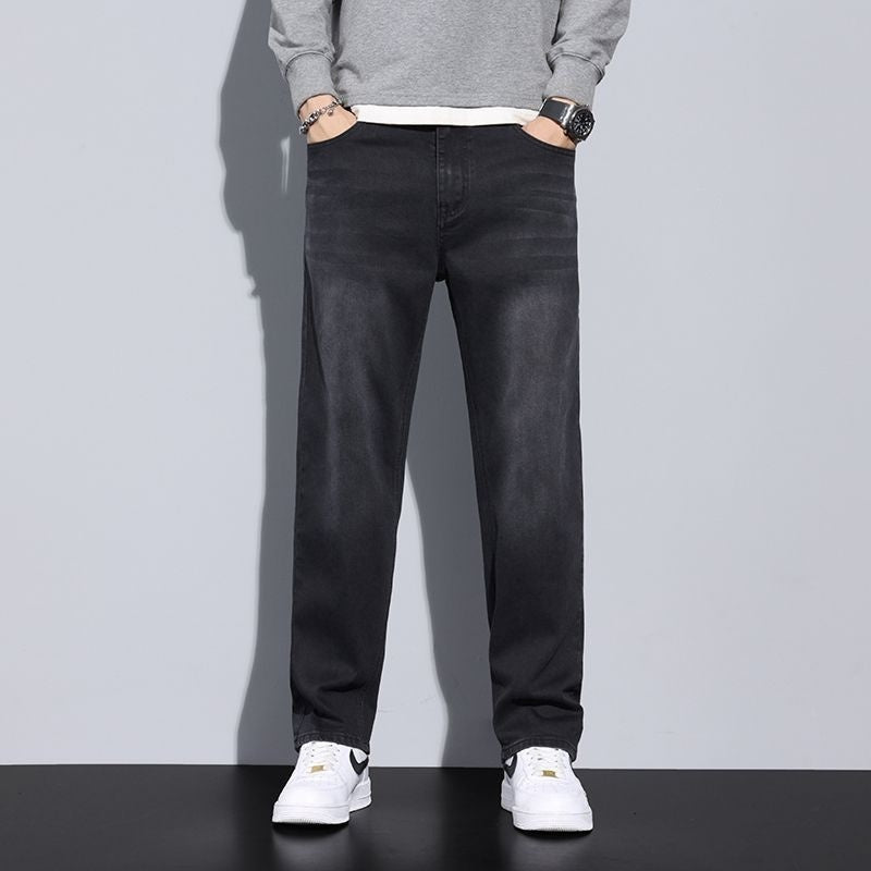 Jeans Loose Straight Casual Long Pants Men - ShopWithusMarket