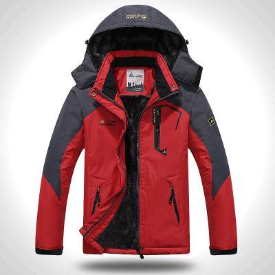 New W Jacket Waterproof Thermal Men Winter Outdoor Hiking Windproof Hombre Camping Windbreaker Ski Coat - ShopWithusMarket