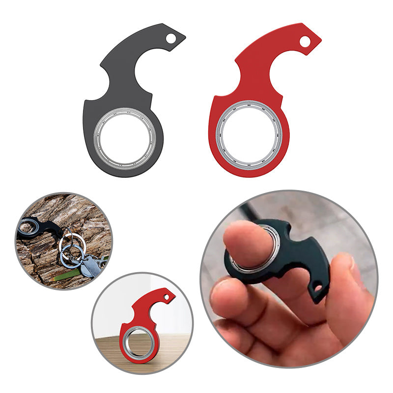 Creative Fidget Spinner Toy Keychain Hand Spinner Anti-Anxiety Toy Relieves Stress Finger Spinner Keychain Bottle Opener Kids Toy - ShopWithusMarket