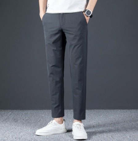 Ice Drape Men's Polyester Cropped Pants - ShopWithusMarket