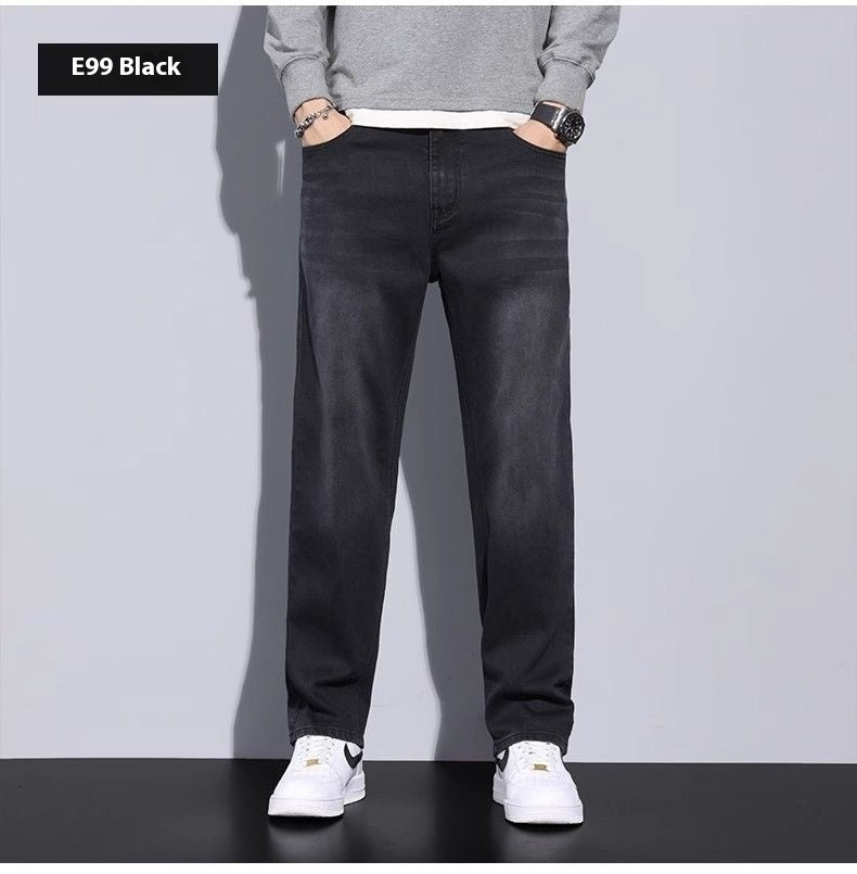 Jeans Loose Straight Casual Long Pants Men - ShopWithusMarket